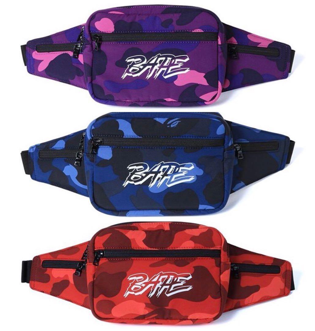 bape fanny pack camo