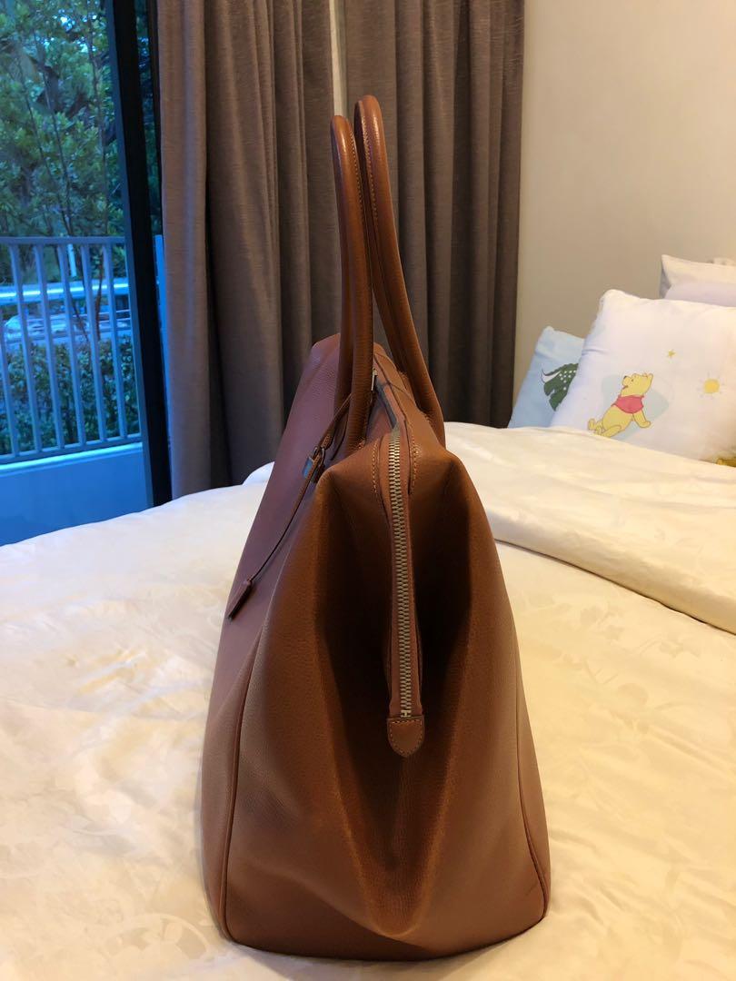 Hermès, Bags, Hermes Chocolat Togo Parisbombay Duffle Bag Phw