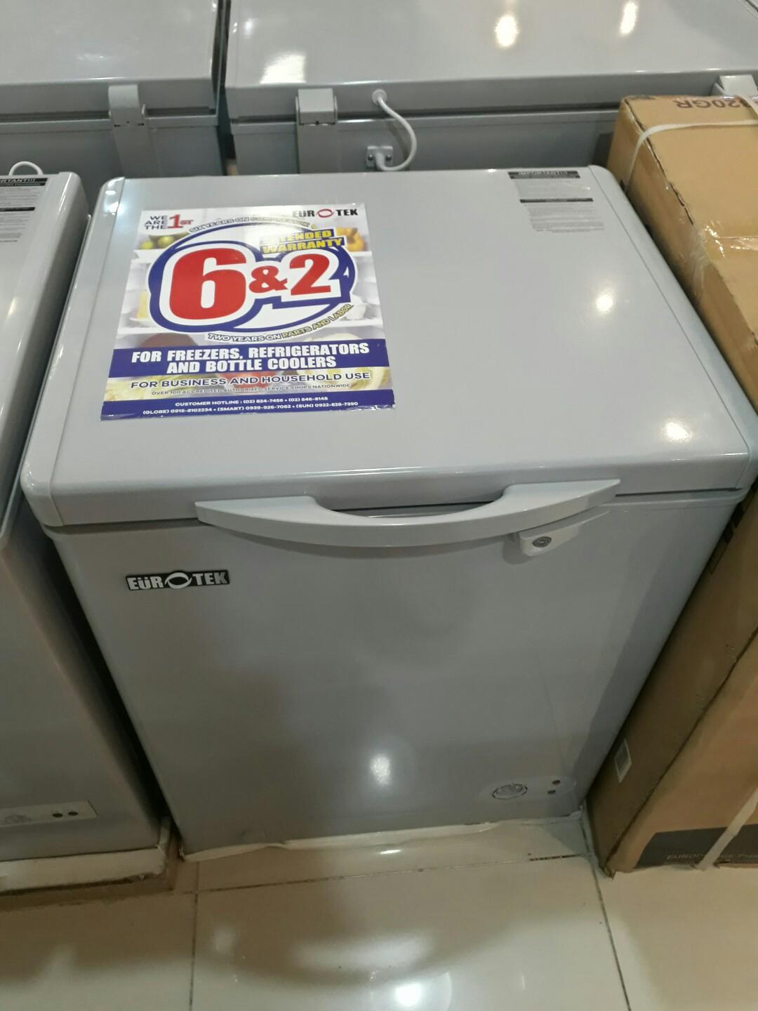 Brandnew Eurotek Chest Type Freezer Single Door And 2 Door Tv Home Appliances Kitchen Appliances Refrigerators And Freezers On Carousell