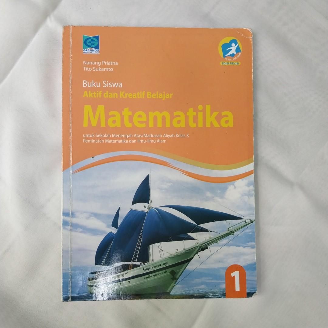 Buku Pelajaran Matematika Peminatan Kelas 10 X Grafindo Buku Alat Tulis Buku Pelajaran Di Carousell