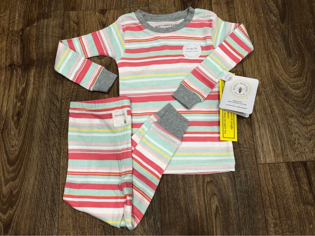 Burt S Bees Baby Organic Cotton Toddler Pajamas 3t Babies Kids Girls Apparel 1 To 3 Years On Carousell