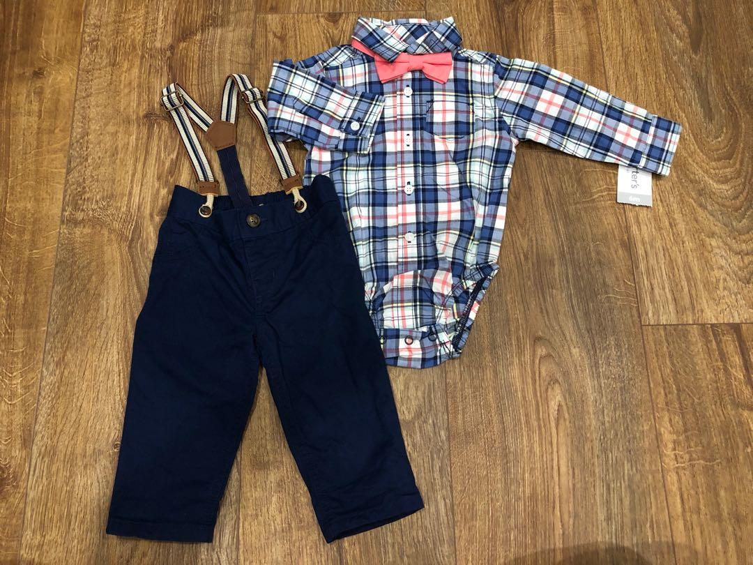 baby boy navy chinos