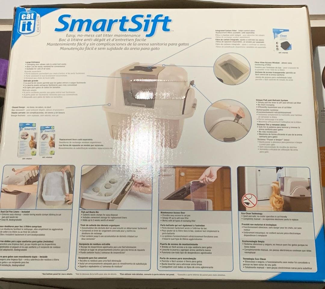 Catit Design Smartsift Sifting Cat Pan Pet Supplies For Small Animals Pet Accessories On Carousell