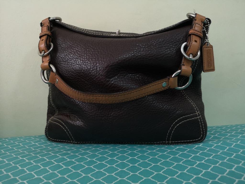 coach tan hobo bag