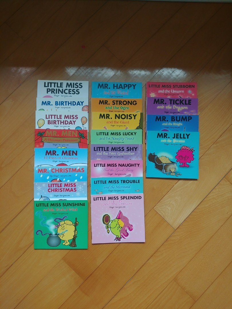 Collection of Little Miss/Mr. books - Roger Hargreaves, 興趣及遊戲, 書本 &amp; 文具 ...