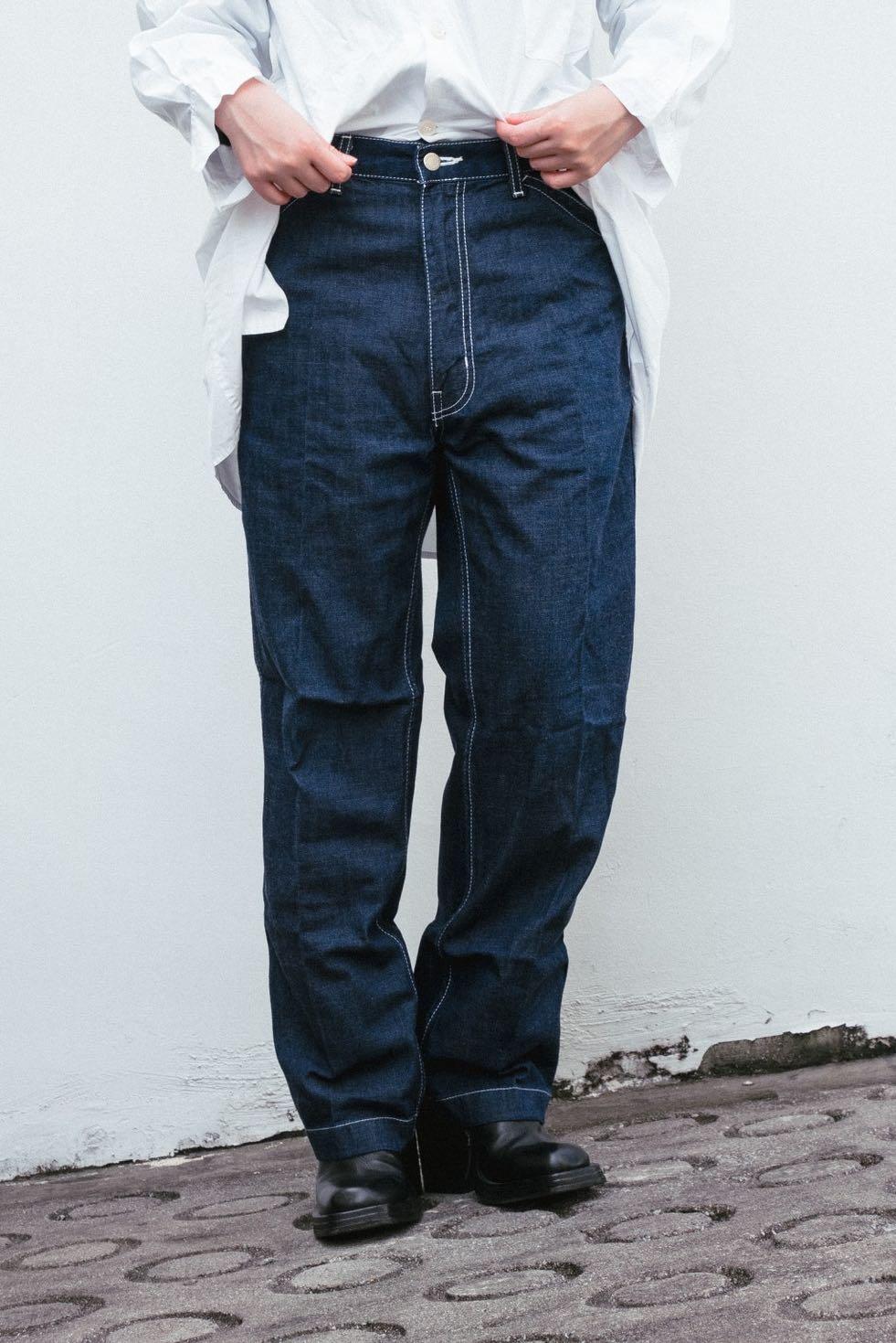 COMME DES GAR ONS HOMME STRAIGHT CUT DENIM