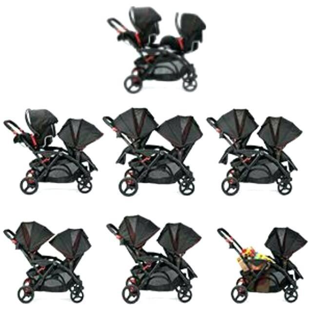 Contours Options Elite Tandem Stroller Double stroller Babies Kids Going Out Strollers on Carousell