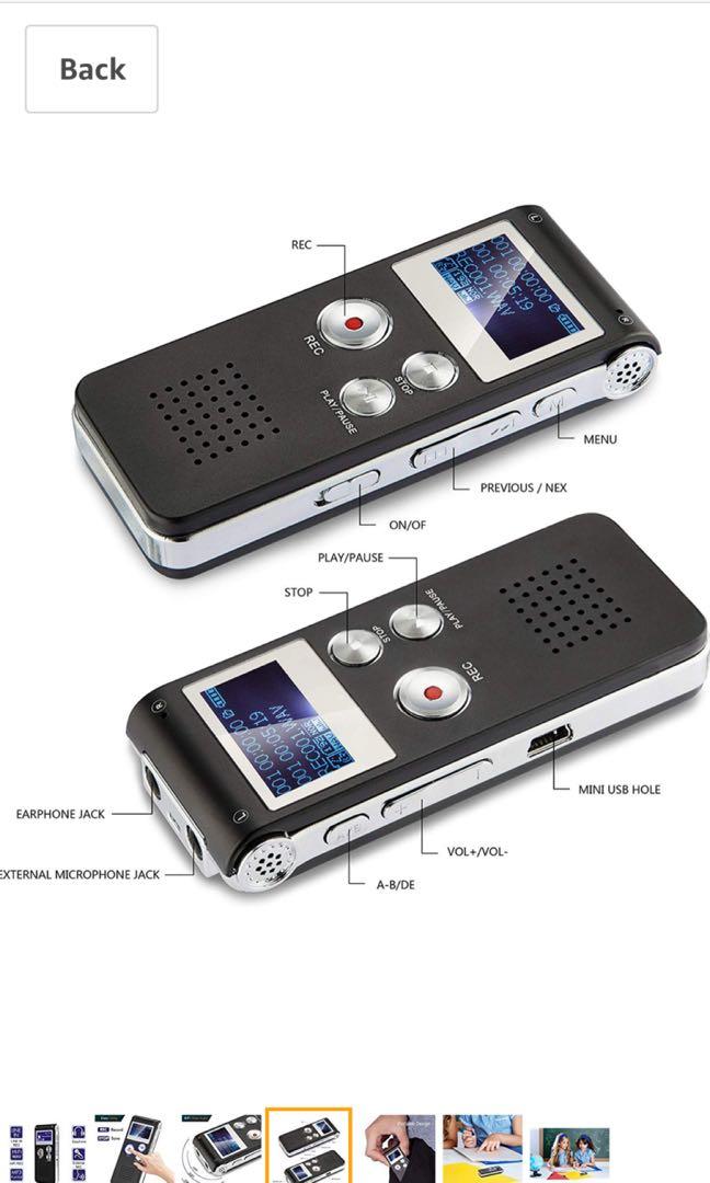 Digital voice recorder, Audio, Voice Recorders on Carousell