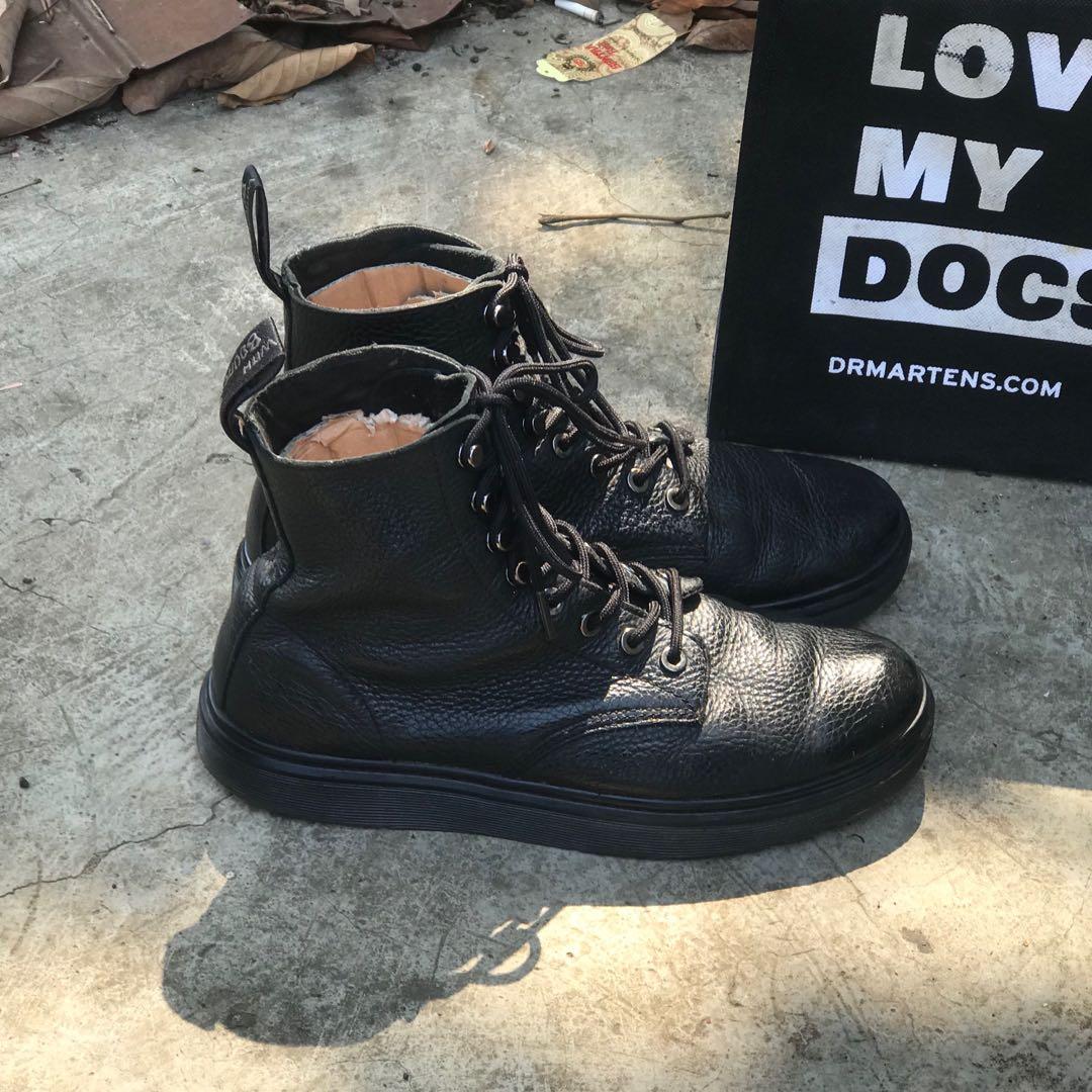 dr martens Curtis Black Pebble Fesyen Pria Sepatu Sepatu Boot