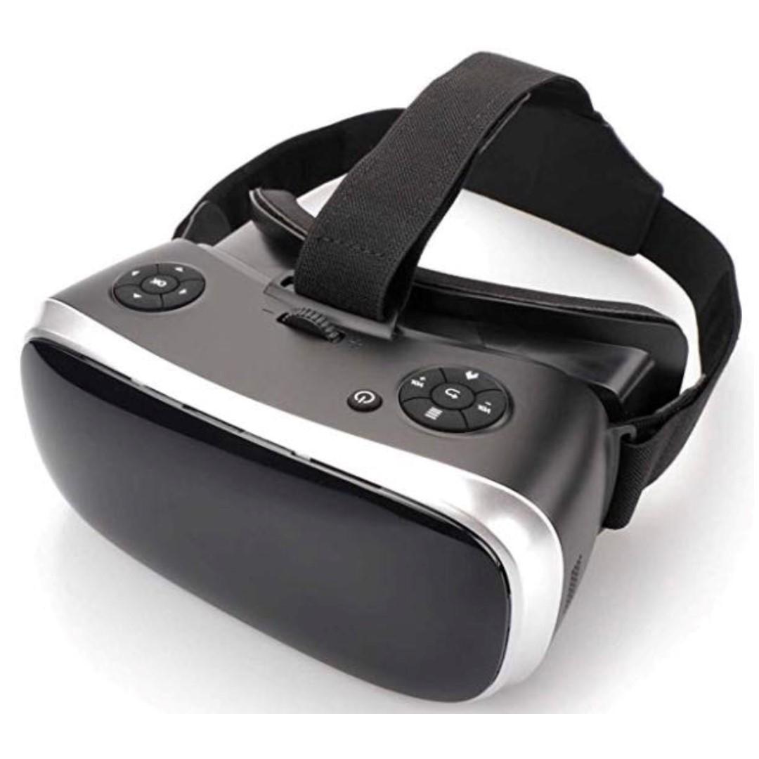 E1534 Qkfly Virtual Reality Headset All In One 3d Vr Glasses Full