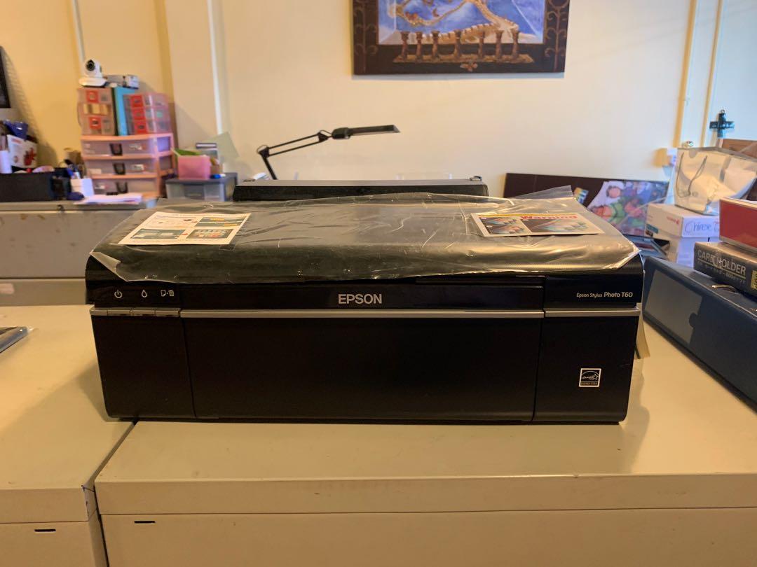 Epson Printer Epson Stylus Photo T60 Old But Barely Used Computers Tech Printers Scanners Copiers On Carousell