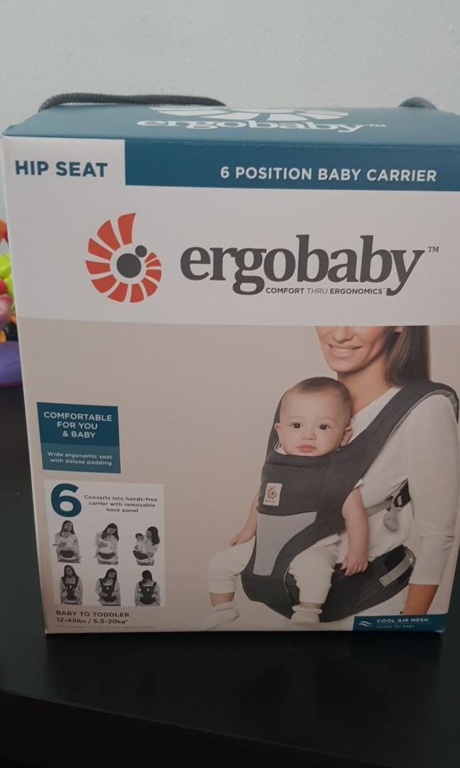 Ergobaby Carrier with hip seat, Babies & Kids, Going Out, Carriers