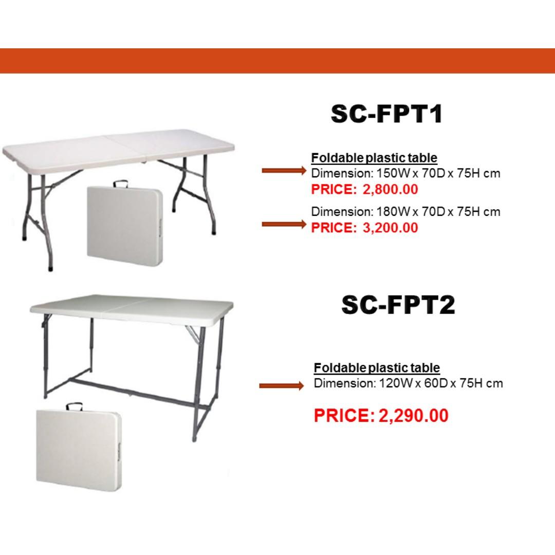 foldable plastic table - office furniture - training table - meeting ...