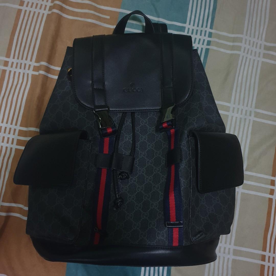 Gucci Backpack Soft Supreme Gg Backpack Gucci Bag Women S