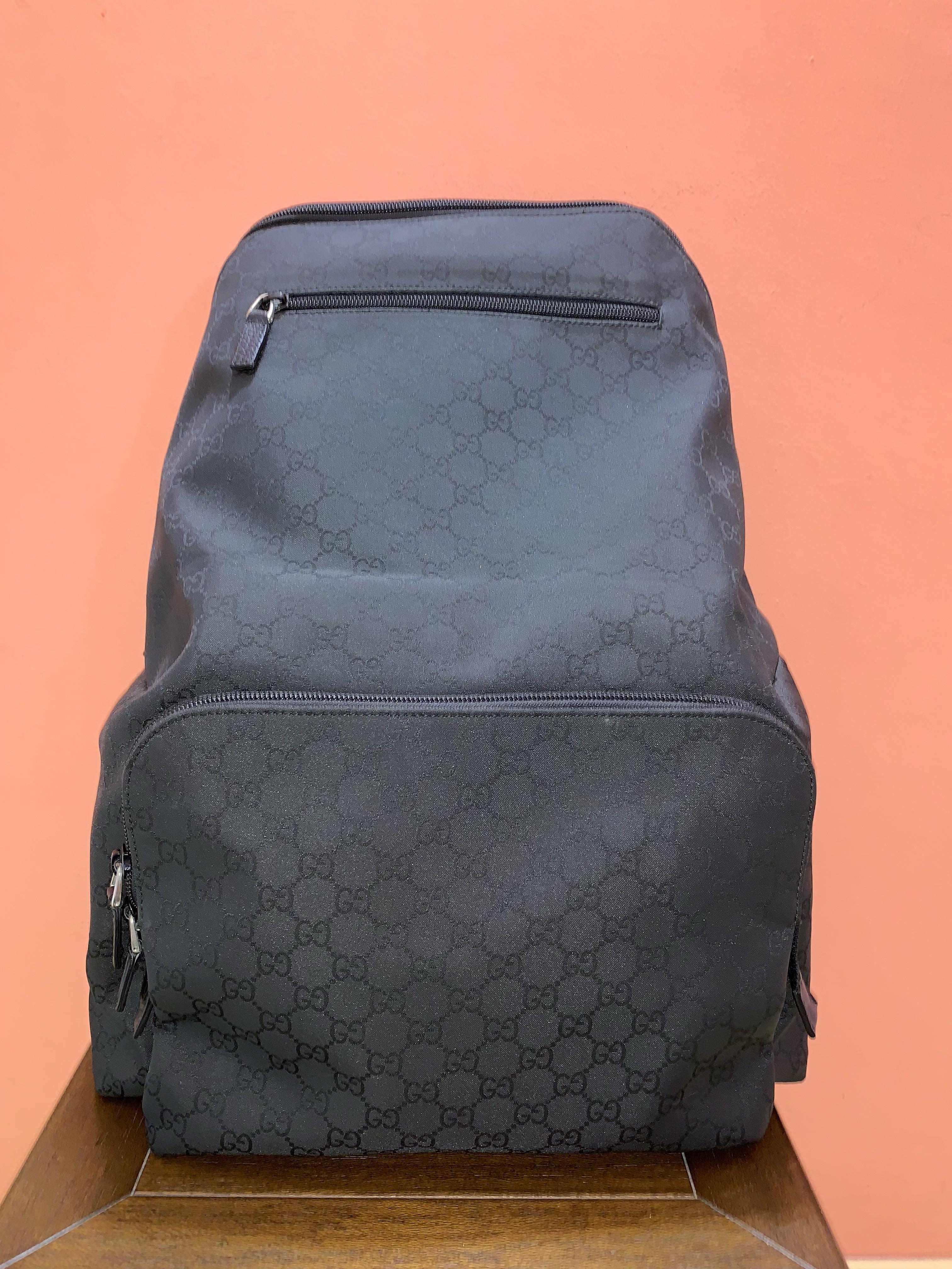 gg black backpack