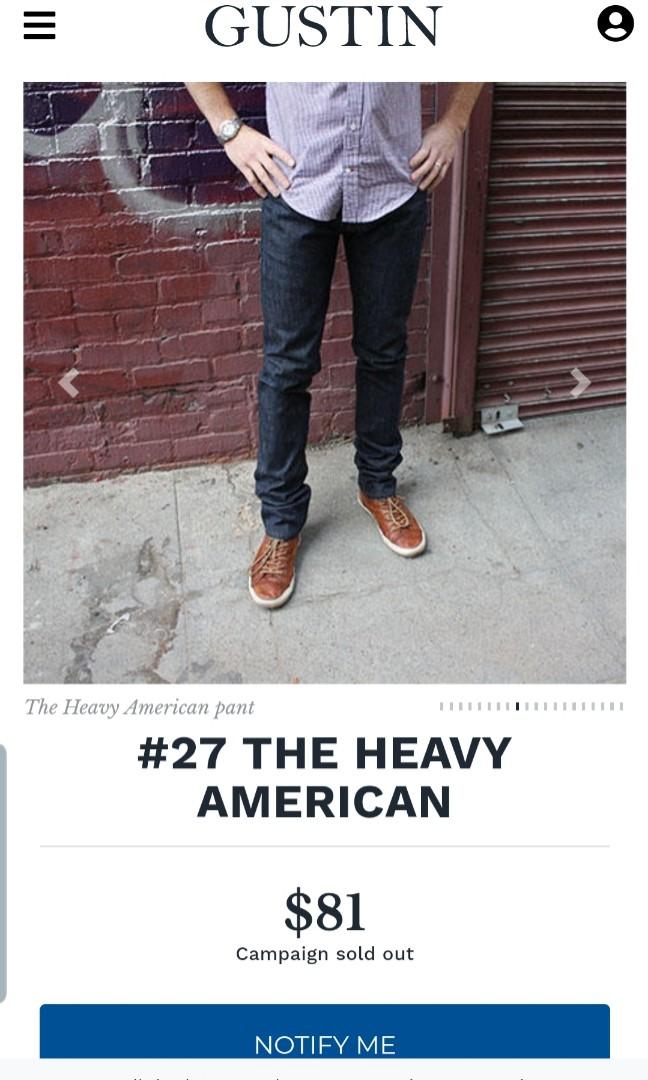 american raw denim