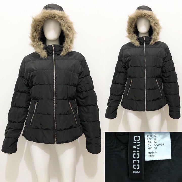 h and m down coat