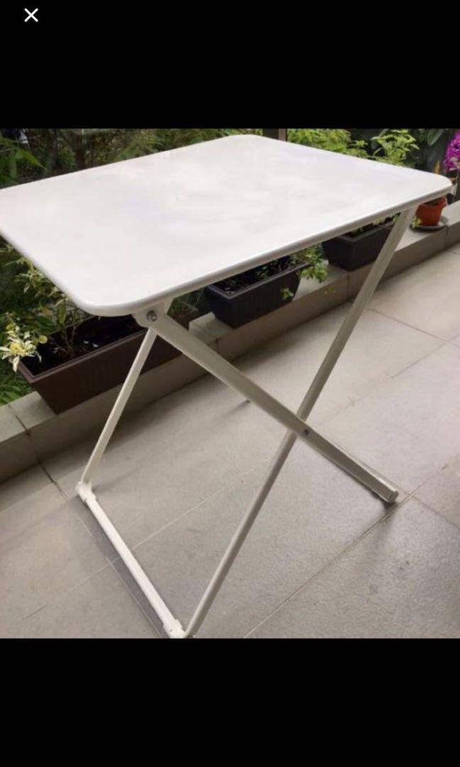 Ikea Foldable Metal Table Furniture Tables Chairs On Carousell