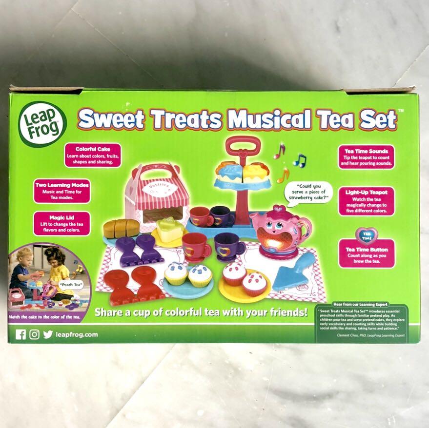 leapfrog sweet treats musical deluxe tea set