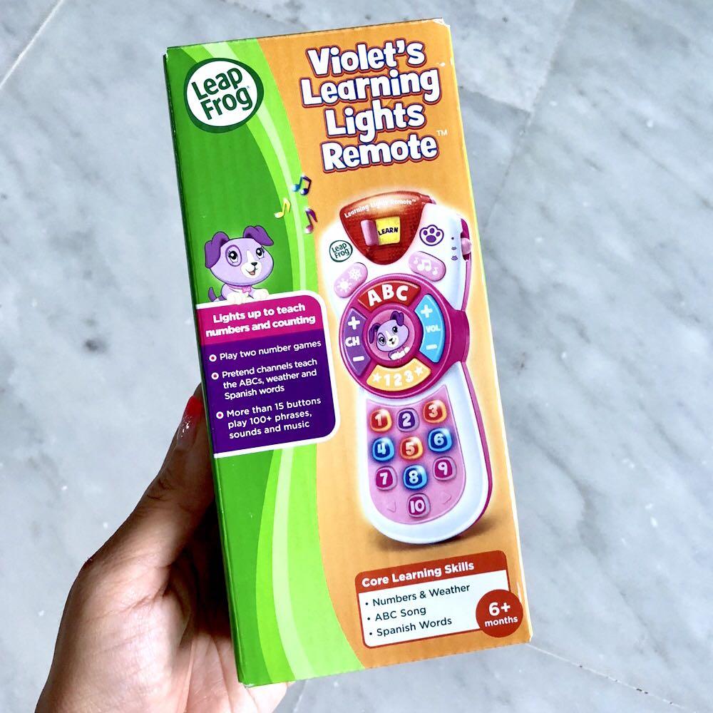 Leapfrog violet's learning lights remote outlet