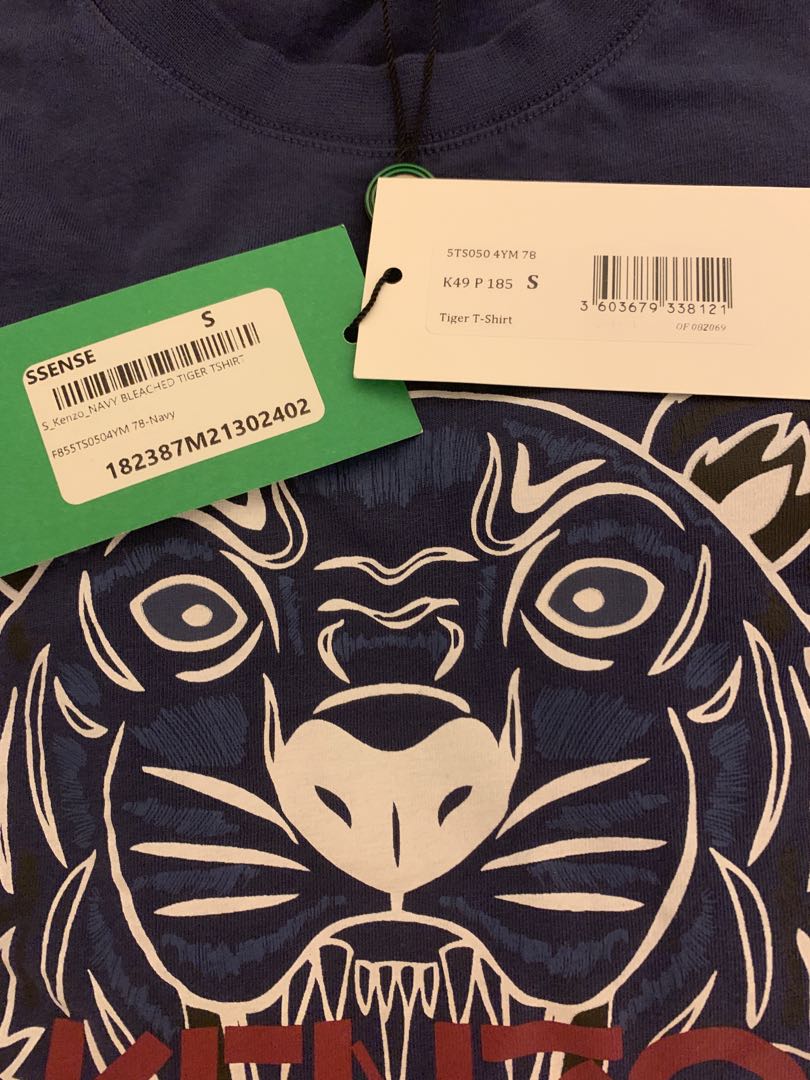 Kenzo Tiger Men s T Shirt S Luxury Apparel on Carousell