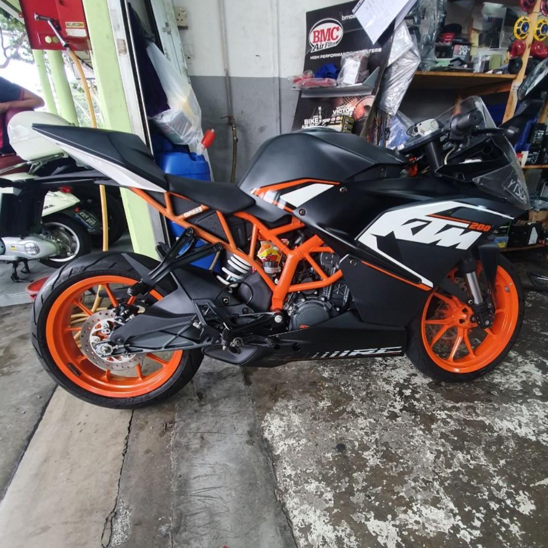 Used ktm rc 200 store