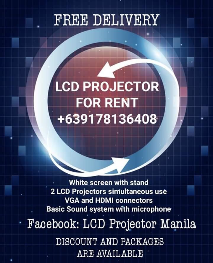Lcd Projector For Rent Hire Makati pasay alabang manila Ortigas