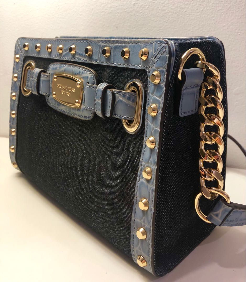 michael kors studded sling bag