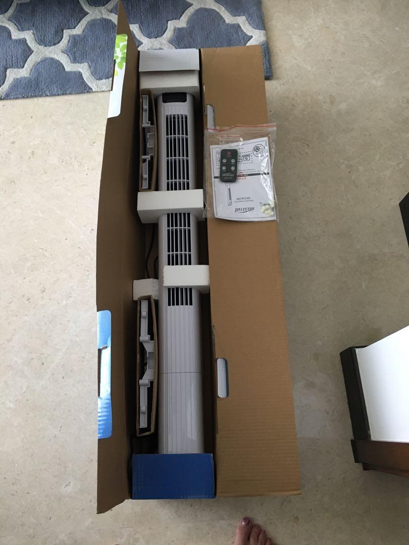 Mistral remote control tower Fan, Furniture & Home Living, Lighting