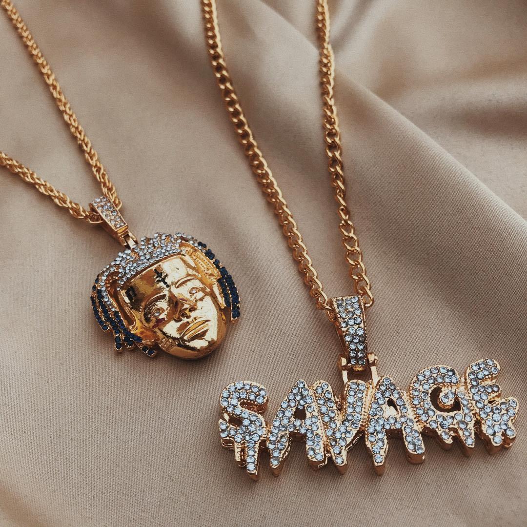 Necklace XXXTENTACION & SAVAGE, Men's Fashion, Watches