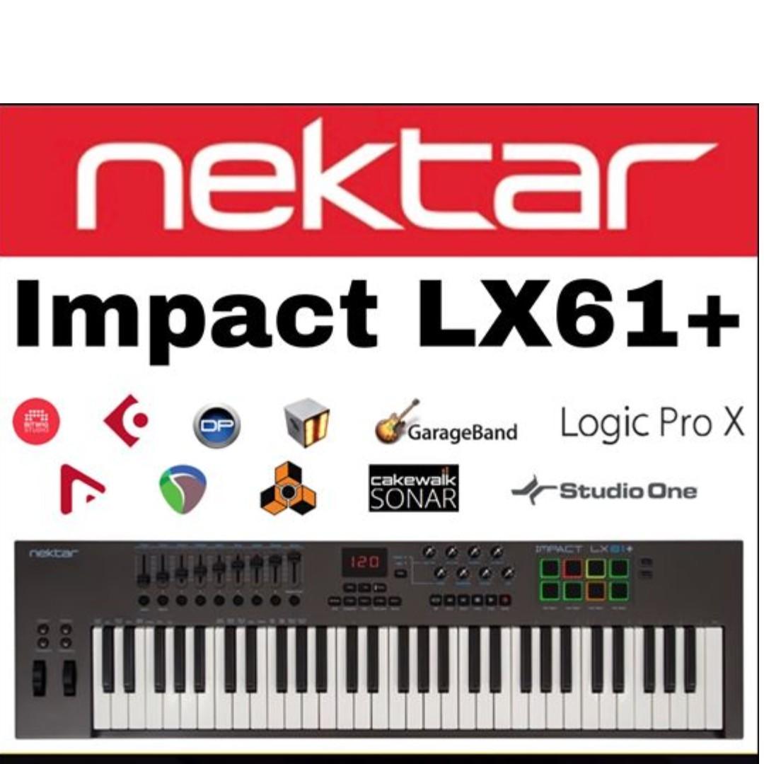 Nektar Impact LX61+ USB MIDI Controller, Hobbies & Toys, Music & Media,  Music Accessories on Carousell