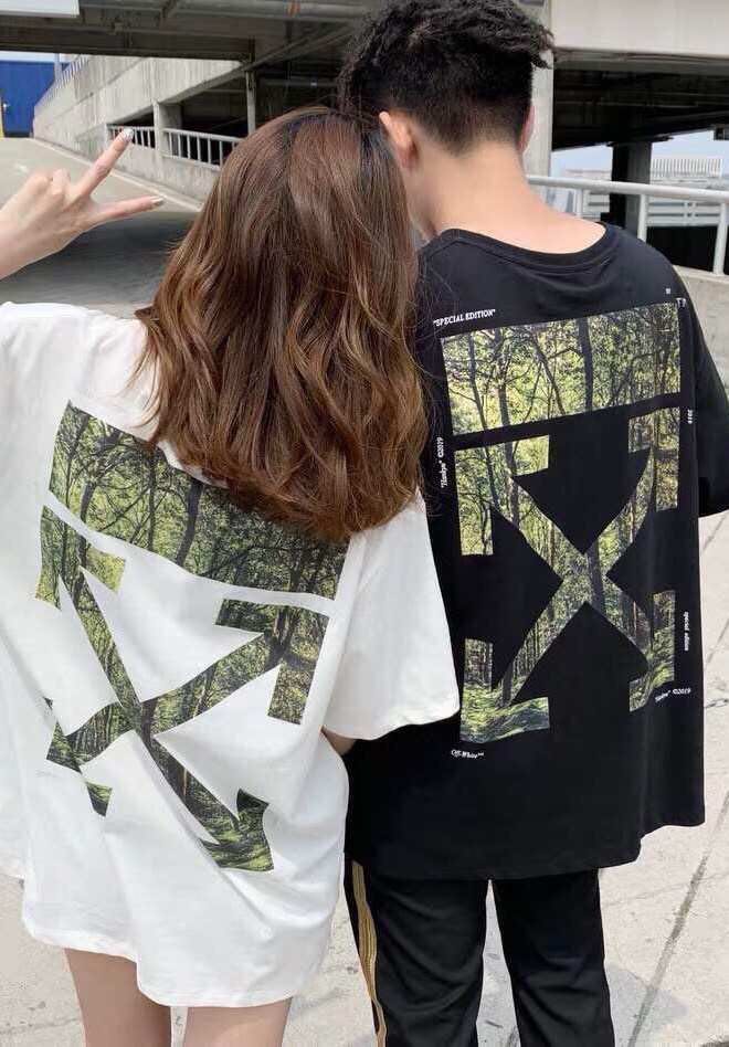 off white forest tee