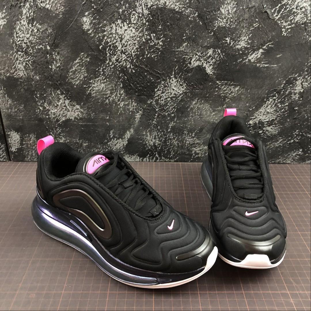 NIKE AIR MAX 720 Black Laser Fuchsia Women s Fashion Footwear