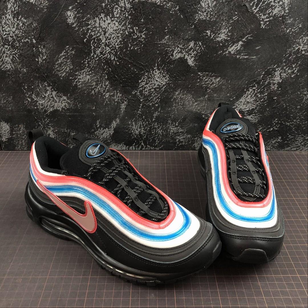 air max 97 neon seoul on feet