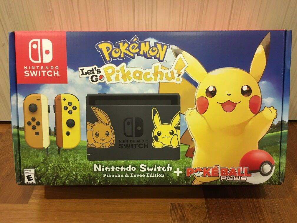 Nintendo Switch Pokemon Let S Go Pikachu Edition Video Gaming Video Games Nintendo On Carousell