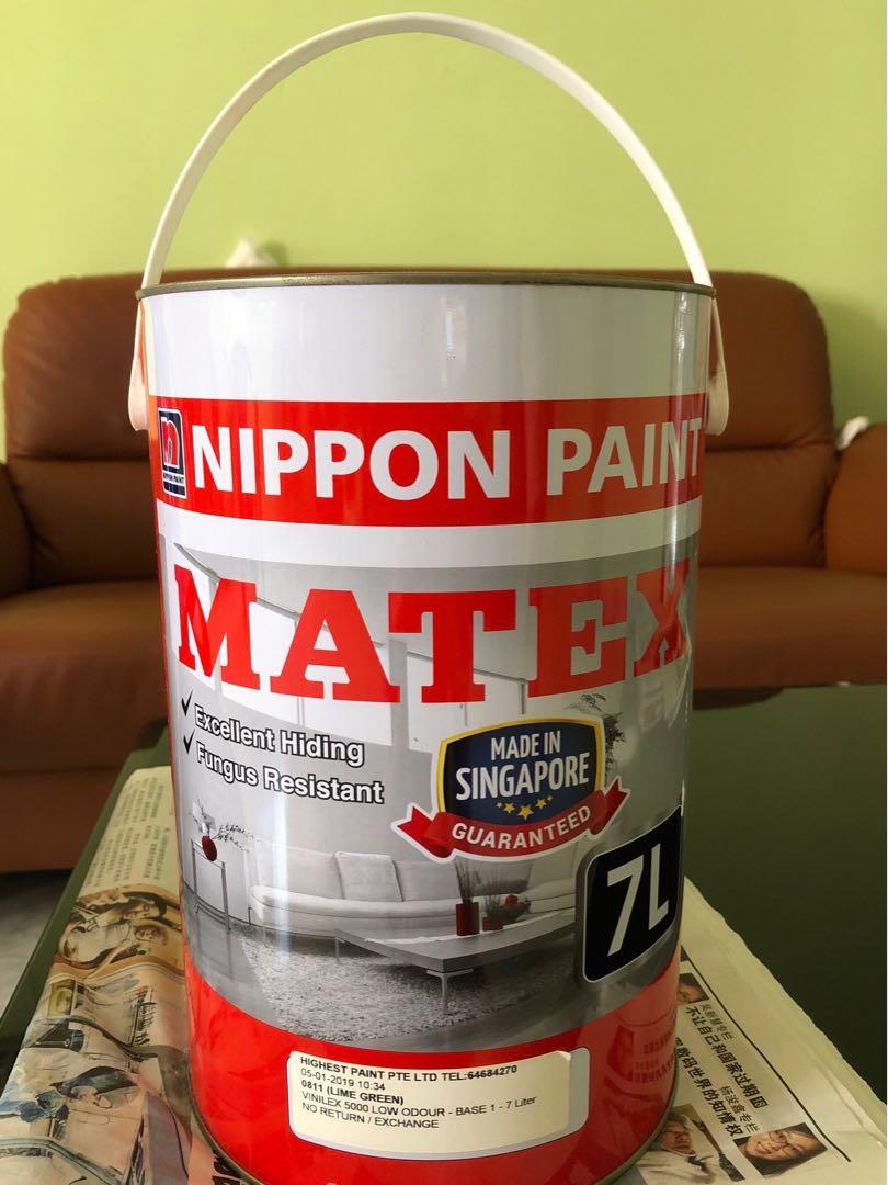 Nippon Paint Matex 0811 Lime Green 7l Hobbies Toys Stationery Craft Other Stationery Craft On Carousell Nippon Paint Matex 0811 Lime Green 7l Hobbies Toys Stationery Craft Other Stationery Craft On Carousell