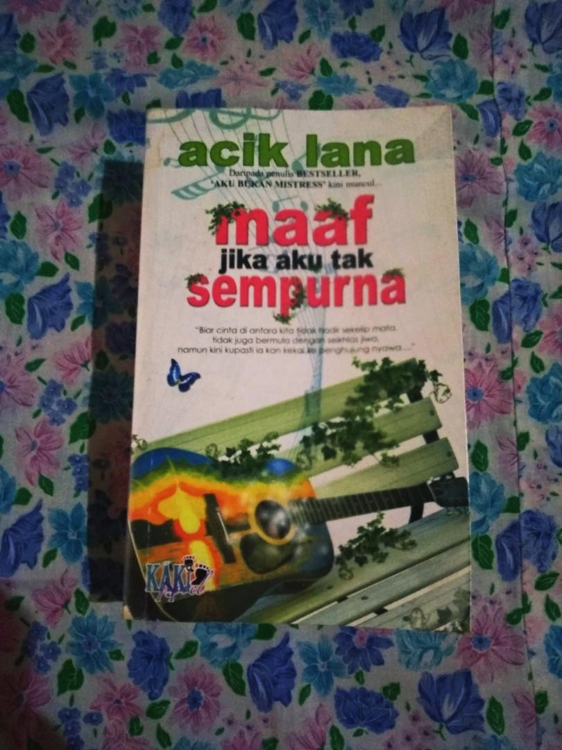 Novel Maaf Jika Aku Tak Sempurna Books Stationery Books On Carousell