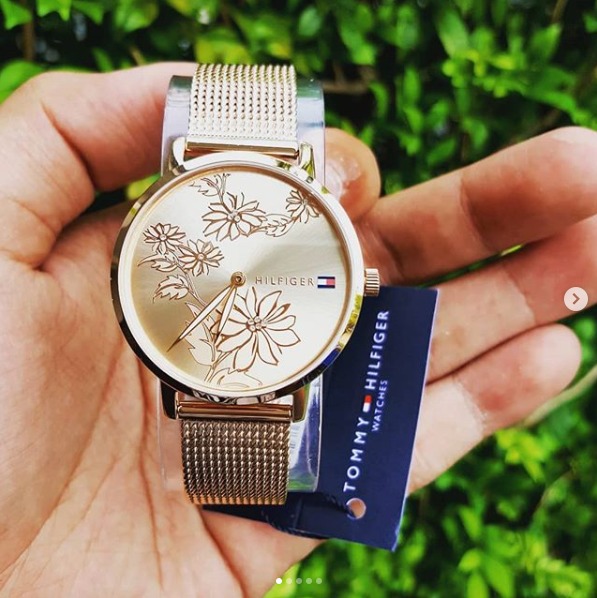 Tommy hilfiger pippa rose gold watch online