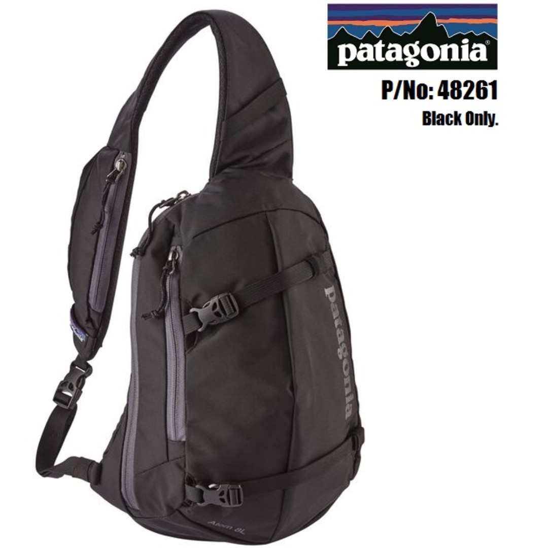 Patagonia atom on sale sling backpack black