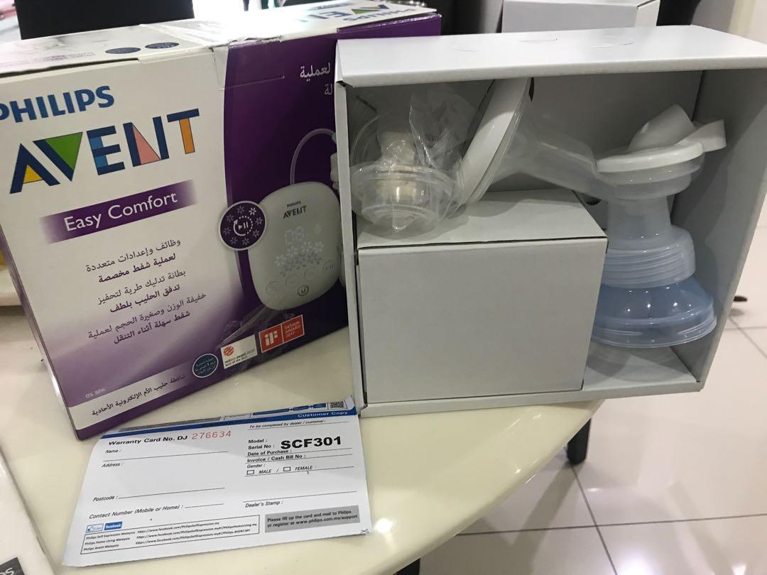 Philips Avent Single Pump (Category: Breastfeeding & Bottle Feeding) located in Gelugor. Submitted by pypyryan (Listing ID 239900708, Image 1). Description: Used for less than a month. Without teat pack.
