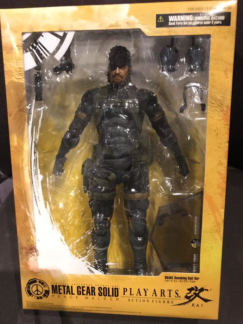 Play Arts Kai Metal Gear Solid Peace Walker Snake Sneaking Suit Ver Action Figure Toys Games Action Figures Collectibles On Carousell