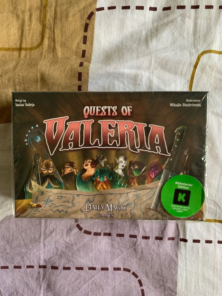 Quests for valeria (Kickstarter), Hobbies & Toys, Toys & Games on Carousell