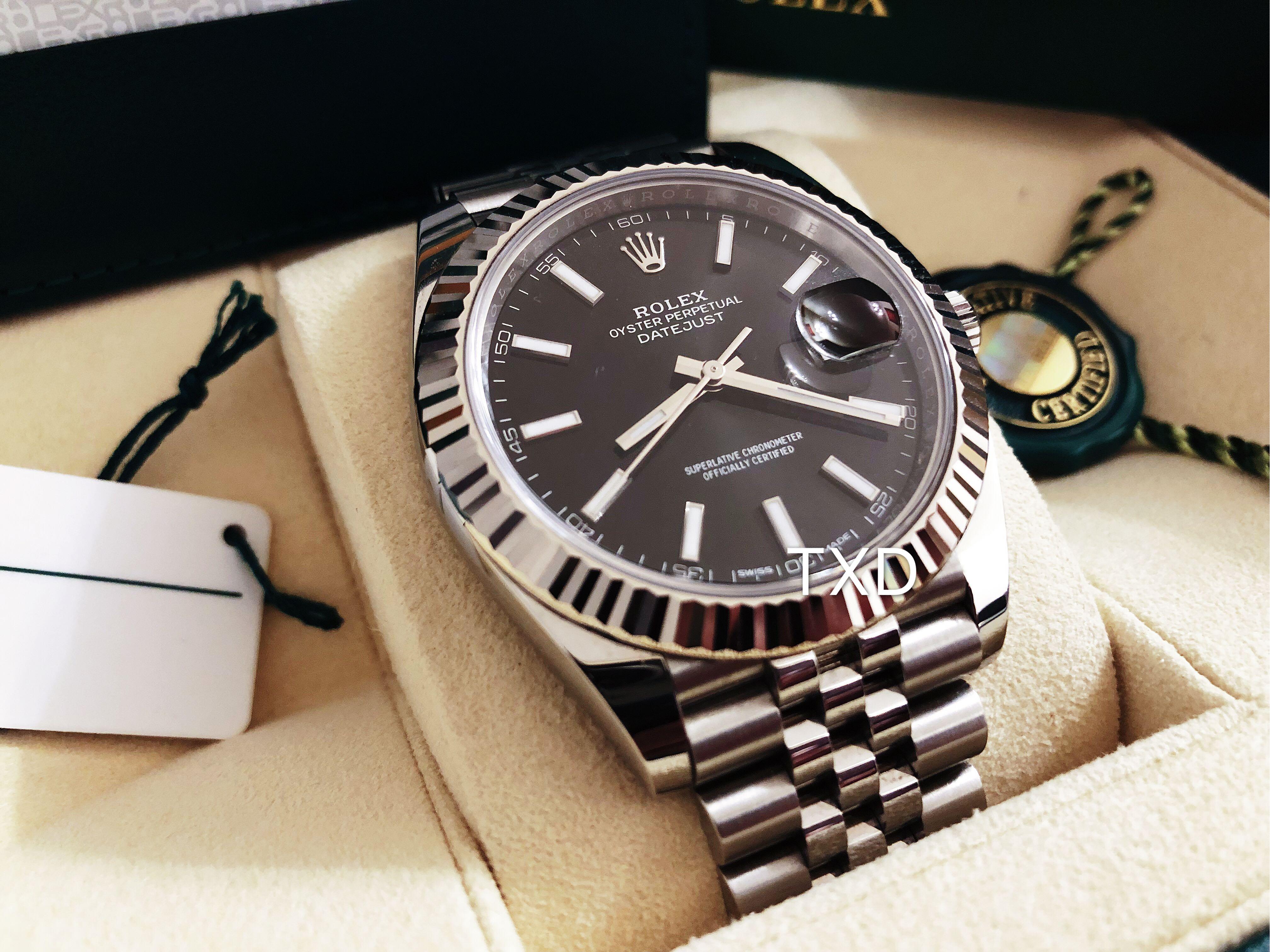 Datejust 41 deals fluted bezel