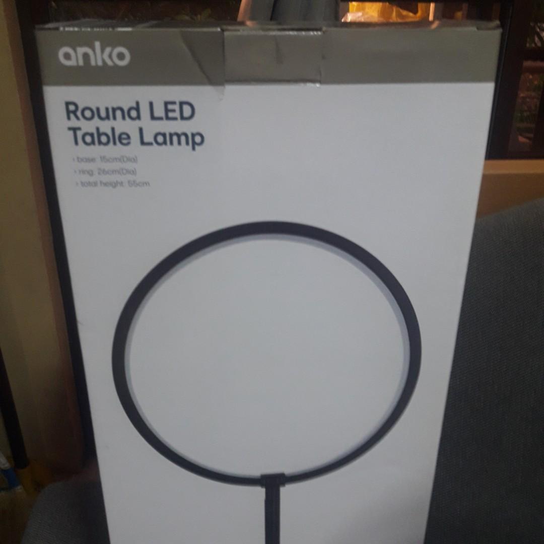 Anko round led table lamp clearance