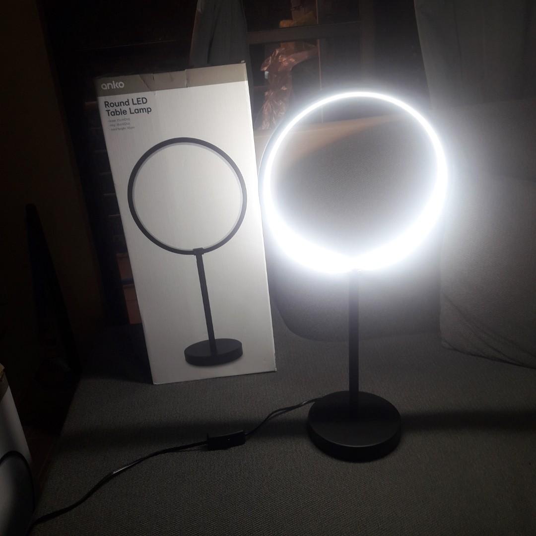 Anko round led table lamp outlet