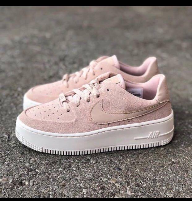 nike women's air force 1 sage low pink sneaker