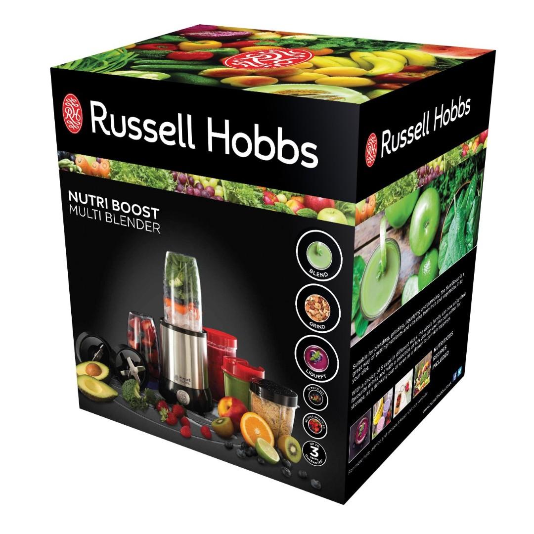 Russell Hobbs Nutri Boost Blender 23180, 700 W Brushed Stainless