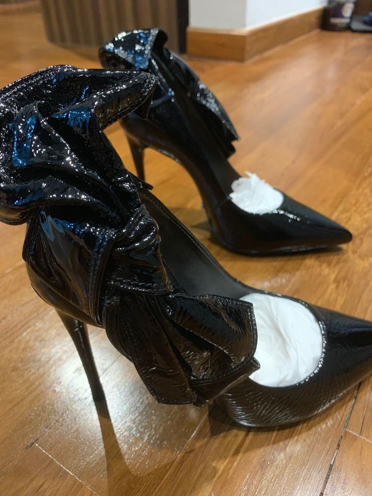 schutz white heels
