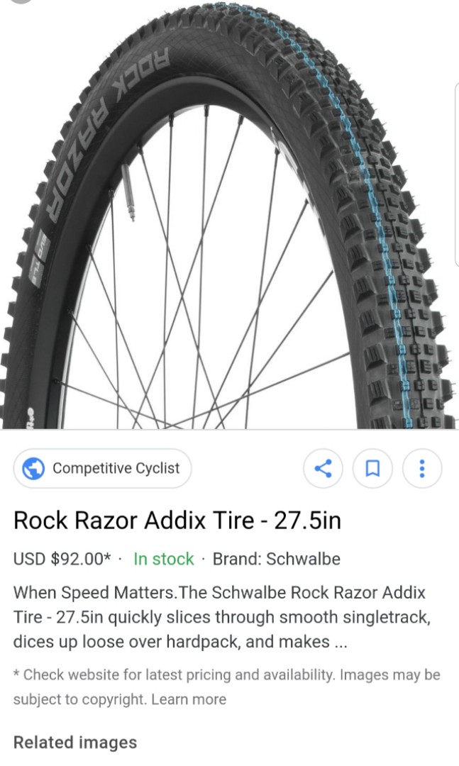 Schwalbe Rock Razor 27.5\