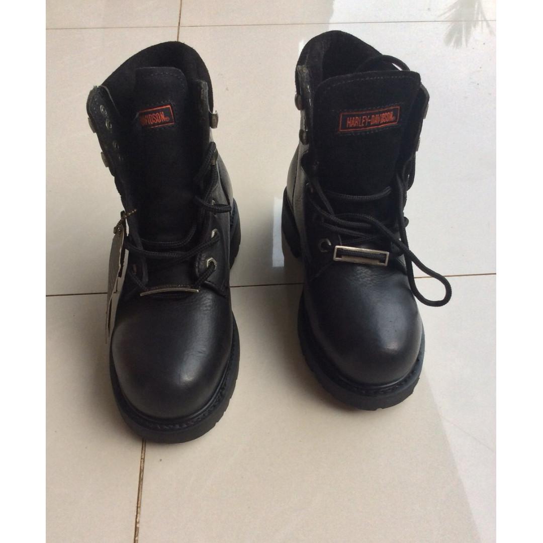 Sepatu Boots Harley Davidson Fesyen Pria Sepatu Sepatu Boot Di Carousell